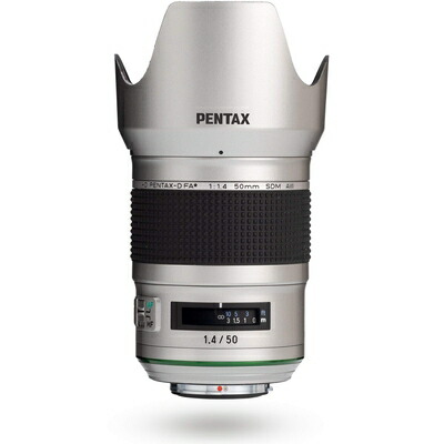 【中古】 HD PENTAX-D FA50mmF1.4 SDM AW Silver Edition - 全世界限定 600台 - 標準単焦点レンズ 23340