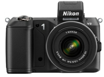 【中古】 Nikon ミラーレス一眼 Nikon 1 V2 ボディー ブラック N1V2BK