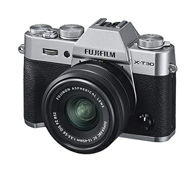 【中古】 富士フイルム(FUJIFILM) ミラーレス一眼カメラ X-T30XCレンズキット シルバー X-T30LK-1545-S