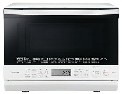 【中古】 東芝(TOSHIBA) スチーム オーブンレンジ 石窯ドーム 26L ER-XD70(W) ホワイト フラットテーブル