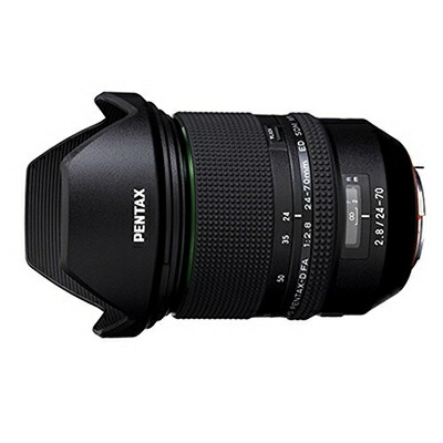 【中古】 ペンタックス HD PENTAX-D FA 24-70mmF2.8ED SDM WR 大口径標準ズームレンズ 【フルサイズ対応】【高い描写性能】【大口径 F2.8】【高速AF・超音波モーターSDM搭載】【高性能 HDコーティング】【防滴構造】【ペンタックス一眼Kシリーズはボディ内手振れ補