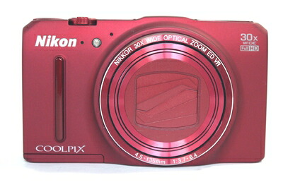 【中古】 Nikon デジタルカメラ S9700 光学30倍 1605万画素 ヴェルヴェットレッド S9700RD