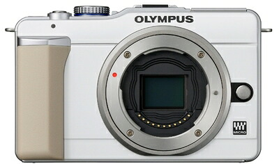 【中古】 OLYMPUS ミラーレス一眼 PEN E-PL1ボディ ホワイト E-PL1 BODY WHT