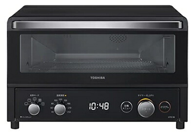 【中古】 東芝(TOSHIBA) トースター オーヴントースター 4枚焼き 気温自然調整役立つこと付き添い人 角皿付き添い人 自動小銃献立て表 タイマー30分 黒いこと HTR-R8(K) トースター-家電