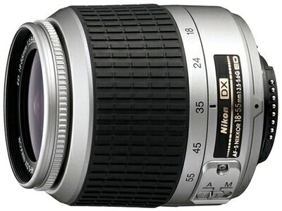 【中古】 Nikon AF-S DX ズームニッコール ED 18-55mm F3.5-5.6G シルバー デジタル一眼レフ用