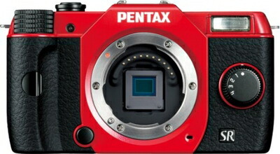 【中古】 PENTAX ミラーレス一眼 Q10 ボディ レッド Q10 BODY RED 12186