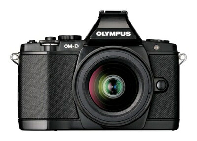 【中古】 OLYMPUS ミラーレス一眼 OM-D E-M5 レンズキット ブラック 1605万画素 防塵 防滴 OM-D E-M5 LKIT BLK