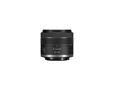 【中古】 Canon フルフレームミラーレスRFマウントカメラ RF24-50mm F4.5-6.3 IS STM 広角-標準ズームレンズ コンパクト 軽量 光学式手ブレ補正 ビデオブログや静止画撮影に