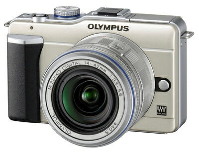 【中古】 OLYMPUS ミラーレス一眼 PEN E-PL1レンズキット シャンパンゴールド E-PL1 LKIT GLD