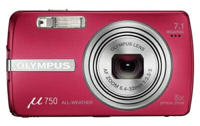 【中古】 OLYMPUS デジタルカメラ μ750 サンセットレッド μ-750 RED|ベアホームズ