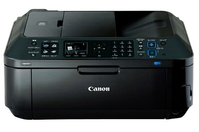 【中古】 Canon インクジェット練りあわせる機 PIXUS MX420 文字記号がキレイ 絵の具黒いこと+3色染め料の4色インキ ADF積み上げる FAX付 有線・無線電話ローカルエリアネットワーク積み上げる コンパクトビジネスモデル