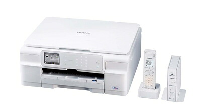 【中古】 brother A4インクジェットプリンター複合機/FAX/10/12ipm/無線LAN/デジタル子機1台 MFC-J827DN