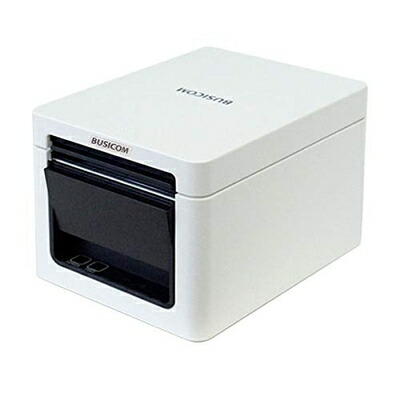 【中古】 ビジコム 小型サーマルレシートプリンター CT-S253 (有線ローカルエリアネットワーク･USB) (白いこと)