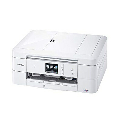中古 (旧モデル) ブラザー プリンター A4 インクジェット複合機 DCP-J978N-W (白モデル/ADF/有線・無線LAN/手差しトレイ/両面印刷/レーベル印刷)