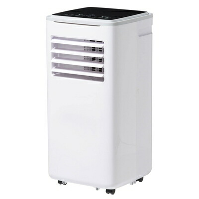 【中古】 【工事不要】【アース線不要】広電 移動式クーラー 2.7kW 冷風 除湿 送風 リモコン タイマー ノンドレン方式 排熱ダクト付 ドレンホース付 KEP271R