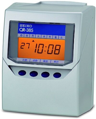 【中古】 セイコープレシジョン タイムレコーダー QR-385|ベアホームズ