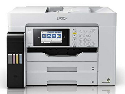 【中古】 エプソン 印刷機 エコ貯蔵タンク積み上げる A3ノビ相応う 色合いインクジェット結びあわせる機 PX-M6712FT 白いこと 2段テープ青写真 パウダーコンパクト