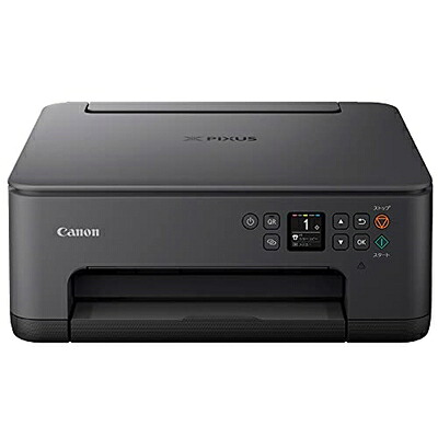 【中古】 キヤノン Canon プリンター A4インクジェット複合機 PIXUS TS7530 ブラック 202モデル テレワーク向け 5色・独立型・対応インクBCI-300/301シリーズ