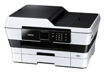 【中古】 brother A3インクジェット印刷人練り合わせる機/FAX/ADF/有線・無線電話ローカルエリアネットワーク/両面刷り上げる MFC-J6770CDW
