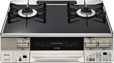 【中古】 リンナイ 屁っ放り早見表 ラクシエ 都市屁っ放り12A/13A用 右強火力 オート役立つこと付き添い人大衆食堂 ココットプレート属する 黒いこと/三鞭酒 RTE65VACBA-GR(13A)