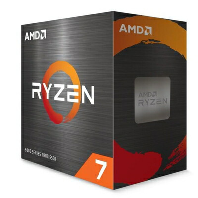 【中古】 AMD エーエムディー/Ryzen 7 5700X BOX 中央処理装置空調設備別売 without cooler/動くこと時辰儀周波数:3.4GHz / ソケットつら構え:Socket AM4 / [Ryzen75700XBOX] / 0730143314275