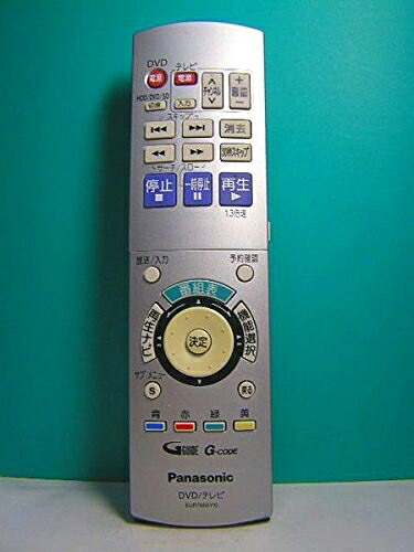 【中古】 パナソニック DVD・テレビリモコン EUR7655Y10｜ベアホームズ 7,546円