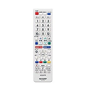 【中古】 シャープ SHARP テレビリモコン 0106380483|ベアホームズ