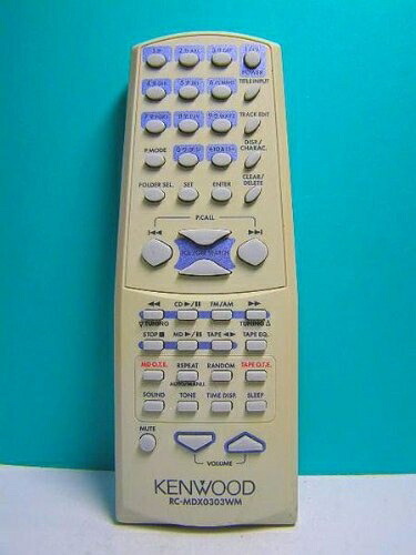 【中古】 ケンウッド オーディオ遠隔操作 RC-MDX0303WM