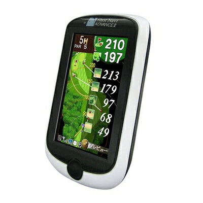 【中古】 ショットナビ(Shot Navi) ゴルフナビ GPS 現金前貸し2 色つや液晶 日本労働者階級ゴルフ連合とき勧める SN-ADV2