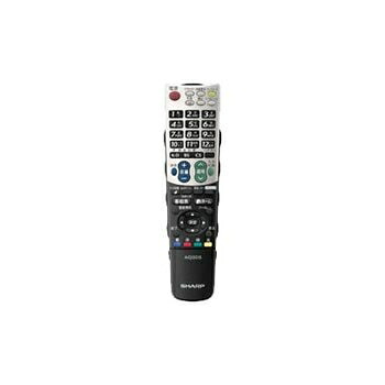 【中古】 読みやすい 液晶テレビ受像機用遠隔操作 RRMCGB007WJSA(0106380376)