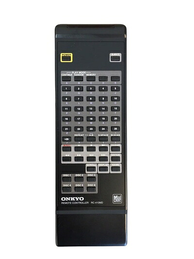 【中古】 ONKYO MDデッキ用リモコン RC-410MD 8,390円