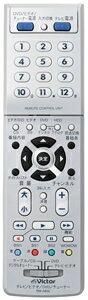 【中古】 JVCケンウッド ビクター 地上D対応TV/チューナ/ビデオ/DVD用リモコン RM-A800