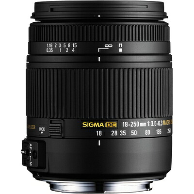 【中古】 SIGMA 高倍率ズームレンズ 18-250mm F3.5-6.3 DC MACRO HSM ソニー用 APS-C専用 883621