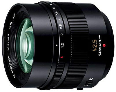 【中古】 パナソニック(Panasonic) 単焦点 中望遠レンズ マイクロフォーサーズ用 ライカ DG NOCTICRON 42.5mm/F1.2 ASPH./POWER O.I.S. H-NS043