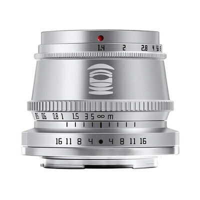 【中古】 TTArtisan 35粍 f/1.4 C Xマウント 富士フイルムX しろがね色 水晶体 銘匠光学 引きうける カメラ用交換レンズ-カメラ・ビデオカメラ・光学機器-TV・オーディオ・カメラ