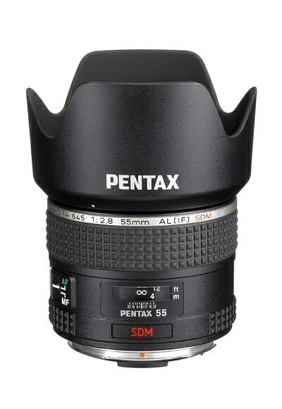 【中古】 PENTAX 標準単焦点レンズ 防塵・防滴構造 D FA645 55mmF2.8 AL[IF] SDM AW 645マウント 645サイズ・645Dサイズ 26350