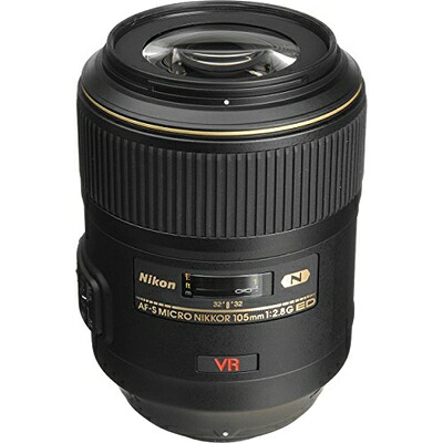 【中古】 Nikon 単焦点マイクロレンズ AF-S VR Micro Nikkor 105mm f/2.8 G IF-ED フルサイズ対応