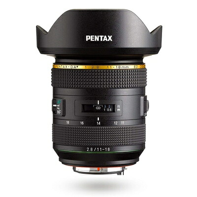 【中古】 HD PENTAX-DA11-18mmF2.8ED DC AW 超広角ズームレンズ 17-27.5mm (35mmフォーマット相当) 全天候対応 超シャープハイコントラスト画像 フレアとゴーストイメージなし 滑らかで静かなAF。