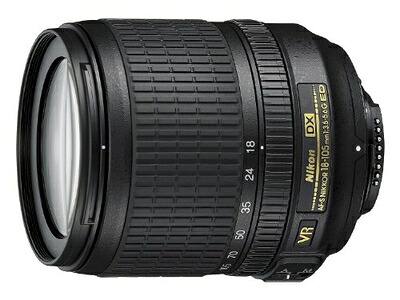 【中古】 Nikon 標準ズームレンズ AF-S DX NIKKOR 18-105mm f/3.5-5.6G ED VR ニコンDXフォーマット専用