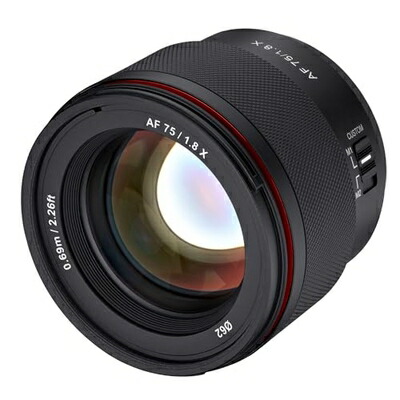 【中古】 SAMYANG 単焦点レンズ AF 75mm F1.8 X フジフイルムXマウント APS-Cフォーマット 【国内正規品】 43,238円
