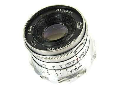 【中古】 ※オールドレンズ※FED INDUSTAR-26M 52mm/f2.8 Lマウント オーバホール済