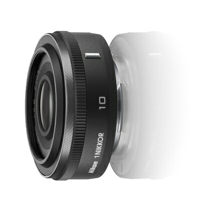 【中古】 Nikon 単焦点レンズ 1 NIKKOR 10mm f/2.8 ブラック ニコンCXフォーマット専用｜ベアホームズ