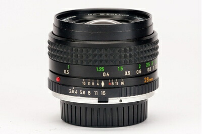 【中古】 Minolta MF レンズ MC W.ROKKOR 28mm F2.8｜ベアホームズ