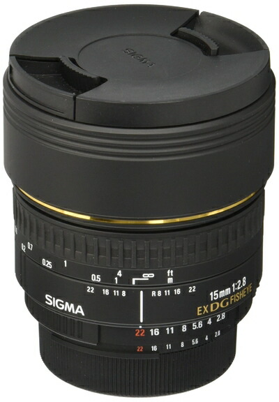 【中古】 シグマ(Sigma) SIGMA 単焦点魚眼レンズ 15mm F2.8 EX DG DIAGONAL FISHEYE ニコン用 対角線魚眼 フルサイズ対応 476441｜ベアホームズ