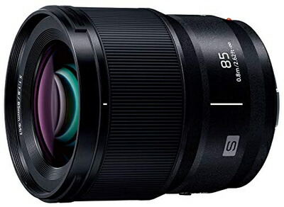 【中古】 パナソニック(Panasonic) 中望遠単焦点レンズ フルサイズミラーレス一眼 Lマウントシステム用 ルミックス LUMIX S 85mm F1.8 ブラック S-S85
