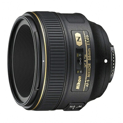 【中古】 Nikon 単興味の中心水晶体 AF-S NIKKOR 58粍 f/1.4G Fマウント フルサイズ相応う TV・オーディオ・カメラ-カメラ用交換レンズ-カメラ・ビデオカメラ・光学機器
