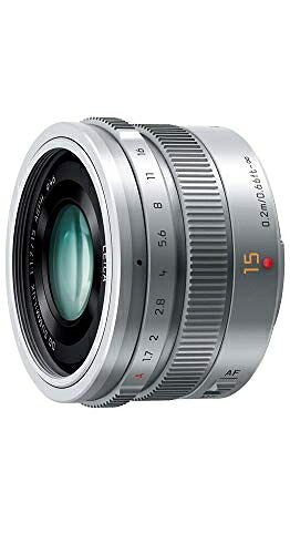 【中古】 パナソニック 単焦点 広角レンズ マイクロフォーサーズ用 ライカ DG SUMMILUX 15mm/F1.7 ASPH. シルバー H-X015-S|ベアホームズ