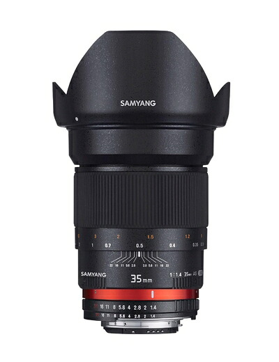【中古】 SAMYANG 単焦点レンズ 35mm F1.4 ニコン AE用 フルサイズ対応｜ベアホームズ
