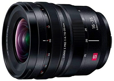 【中古】 パナソニック(Panasonic) 超広角ズームレンズ フルサイズミラーレス一眼 Lマウントシステム用 ルミックス LUMIX S PRO 16-35mm F4 ブラック S-R1635