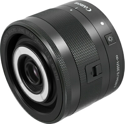 【中古】 Canon マクロレンズ EF-M28mm F3.5 IS STM ミラーレス一眼対応 EF-M28/F3.5 M IS STM|ベアホームズ